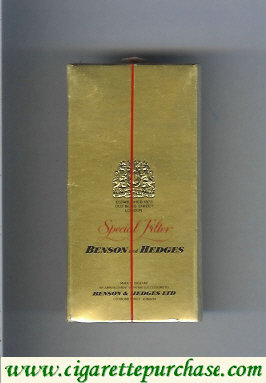 Benson and Hedges Special Filter cigarettes